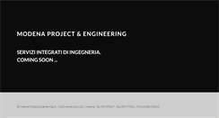 Desktop Screenshot of mpe-engineering.it