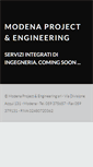 Mobile Screenshot of mpe-engineering.it